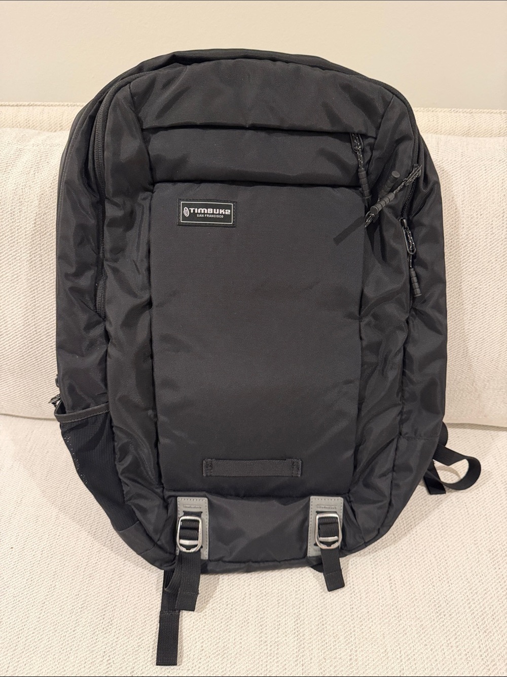 Timbuk2 Black Backpack with Silver Buckles
